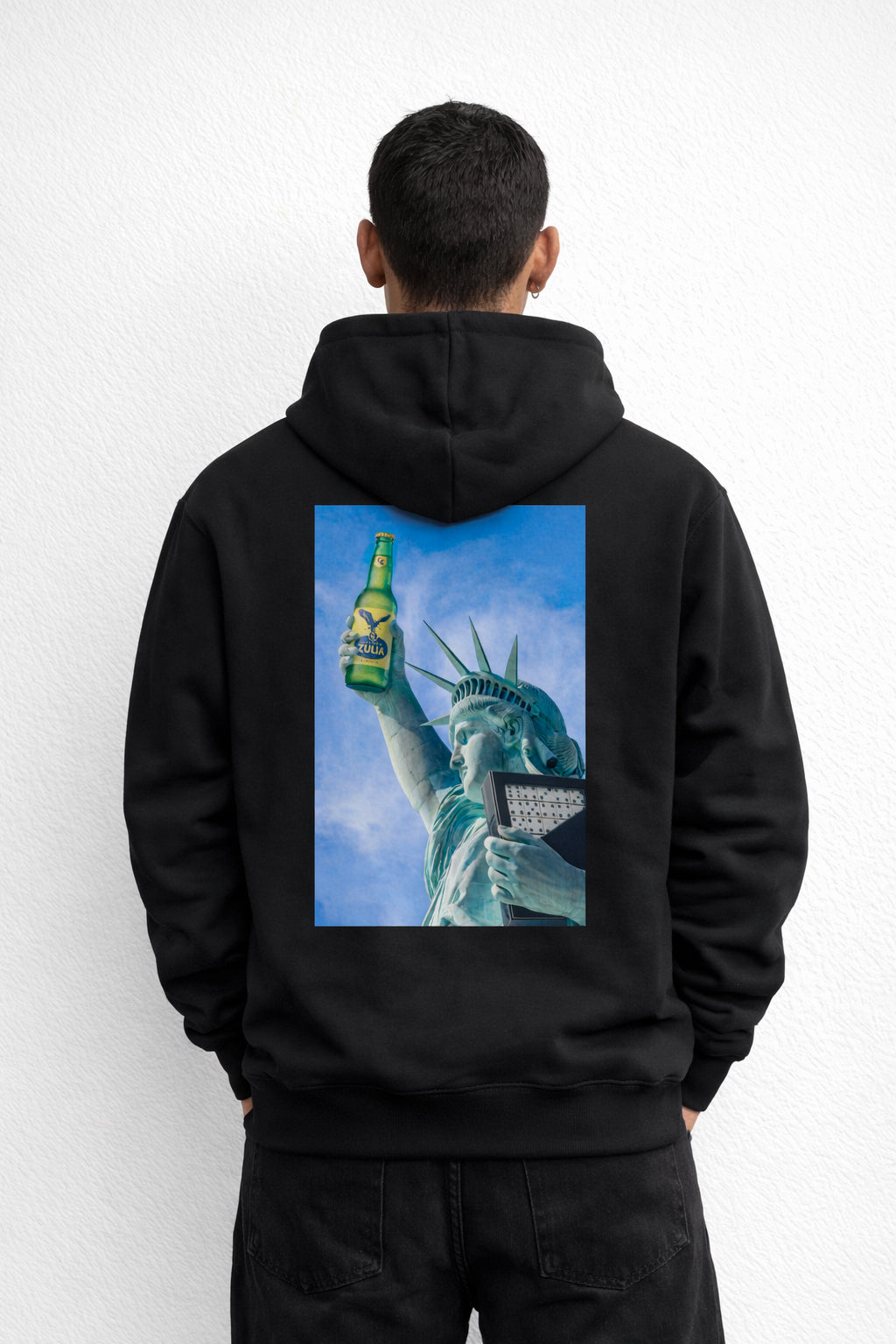 Statue Of Liberty Zulia Beer-Unisex oversized hoodie