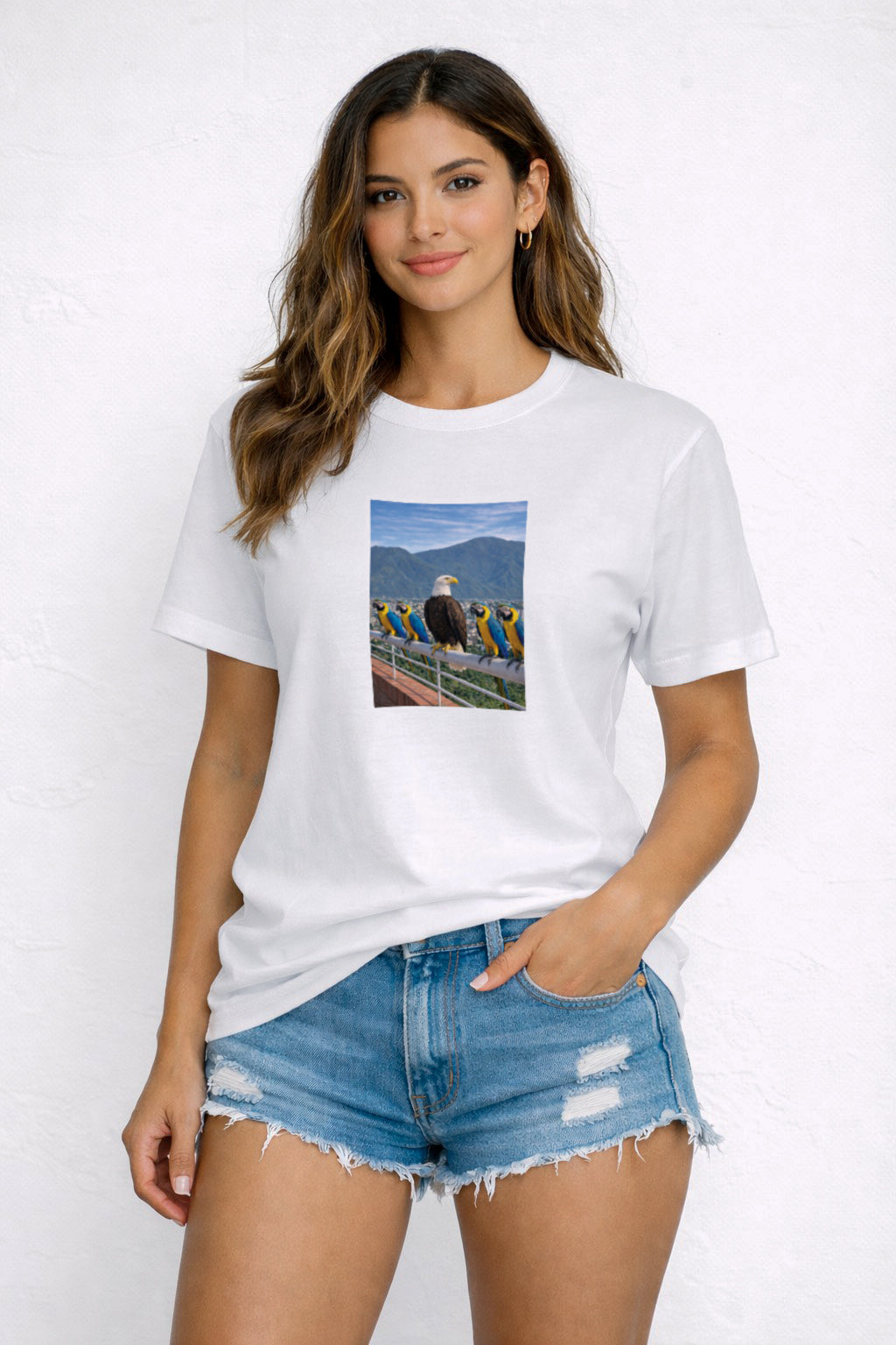 White Eagle and Guacamayas Unisex t-shirt